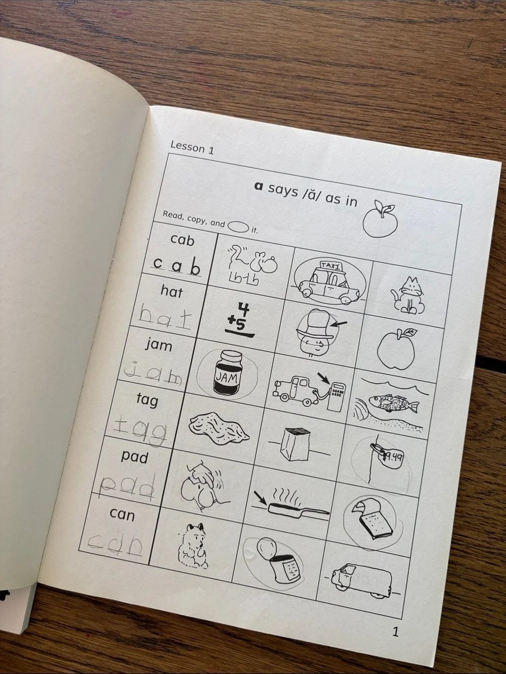 Homeschool Explode the Code 1 (NEW) and 1 1/2 (4 pages used)